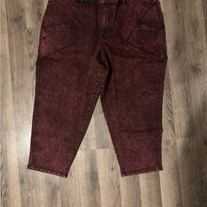 G by Giuliana Pink Acid Wash Jeans